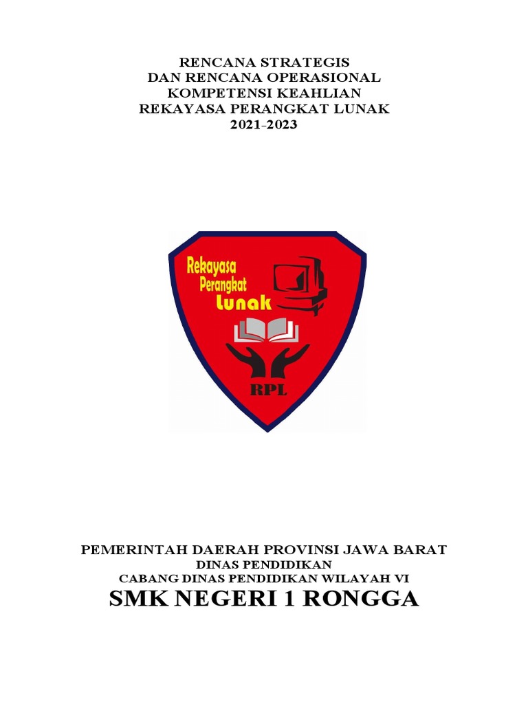 Rencana Strategis RPL SMK 2021-2023 | PDF, image size:768x1024