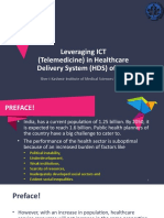 Leveraging ICT (Telemedicine) in Healthcare Delivery System (HDS) of J&K