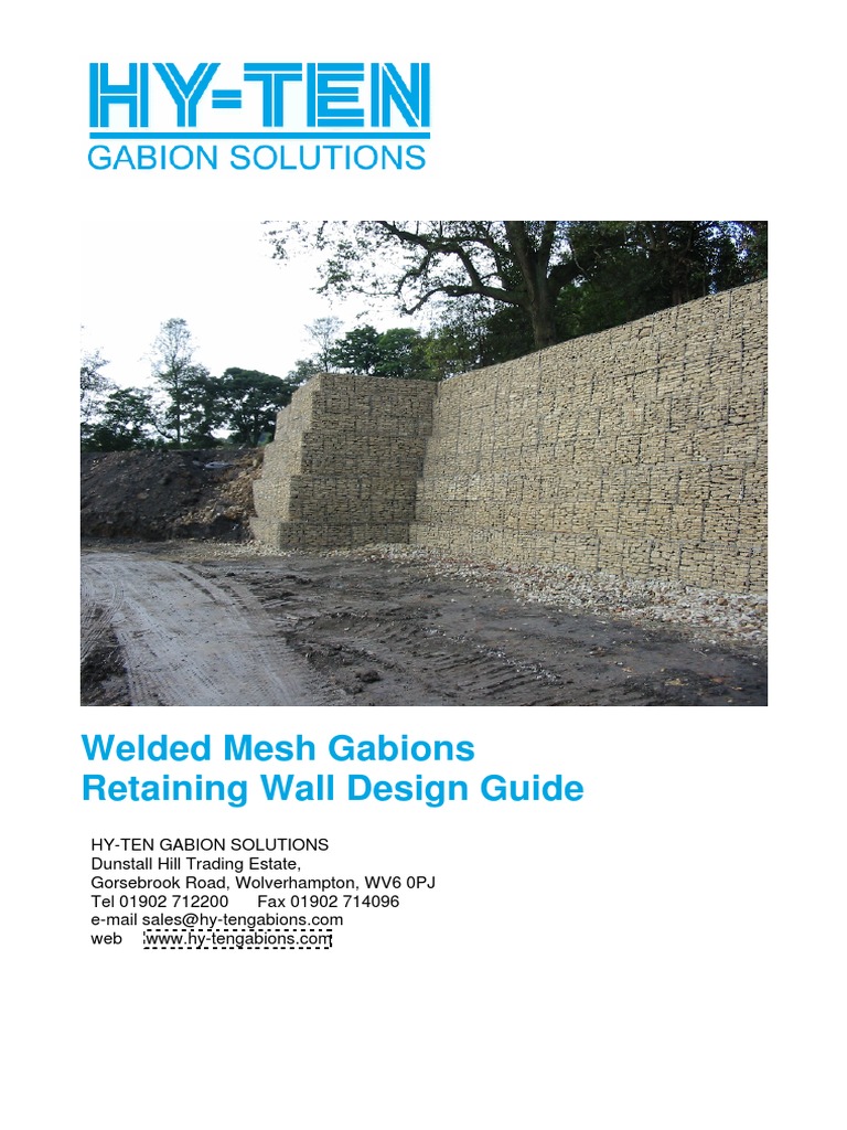 Gabion Retaining Wall Design Guide  Corrosion  Galvanization