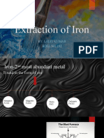 Extraction of Iron: By: Lalit Kumar ROLL NO:191