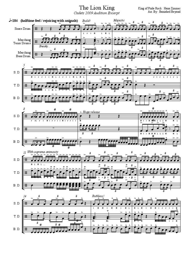 Orchestral score order