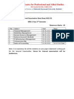 Sessional Test Date Sheet 2yr jUNE 2022