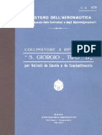 Collimatore S.giorGIO Tipo B - Manuale Istruzioni (C.a.476) - 1939