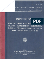 Macchina Aerofotografica OMI AGR.61 - Manuale Istruzioni (C.a.129) - 1934