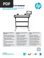 Data Sheet HP HD Pro 42-In Scanner