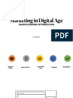 Marketing in Digital Age: Search Engine Optimization