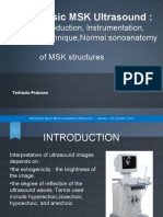 Introduction, Lnstrumentation, Technique, Normal Sonoanatomy of MSK Structures