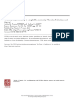 Variability and Predictability in A Zooplankton Community The Roles of Disturbance and