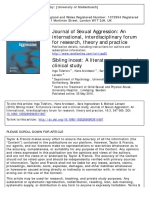 Journal of Sexual Aggression: An International, Interdisciplinary Forum For Research, Theory and Practice