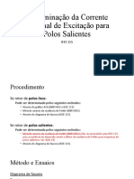 Determinação Da Corrente de Campo Nominal