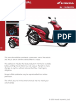 HONDA SH125 - SH150 21YM Owners Manual