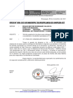 OFICIO N° 056-2021-AMPLIACIÓN DE PLAZO (30 DIAS HABILES) DRTC