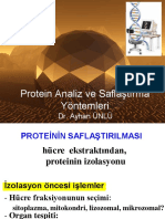 Silo - Tips Protein Analiz Ve Saflatrma Yntemleri DR Ayhan NL