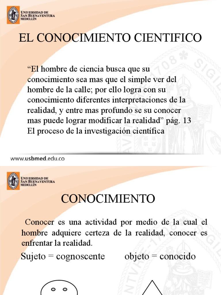 Ciencia y Epistemología | PDF | Conocimiento | Método científico