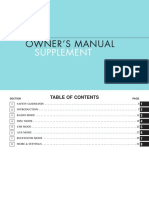 Owner'S Manual: Supplement