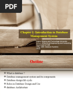 Chapter 1: Introduction To Database Management System