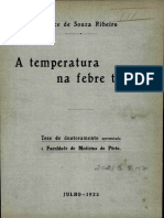 A Temperatura Na Febre Tifóide: Alice de Souza Ribeiro