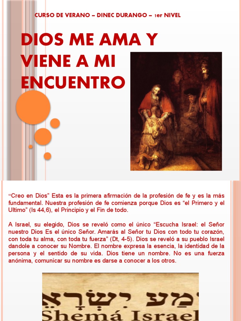 1 Dios Es Amor | PDF | Amor | Dios