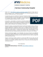 WVU Medicine Harrison Community Hospital Press Release 6.8.22