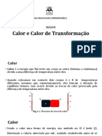 AULA 6-CALOR E CALOR DE TRANSFORMACAO