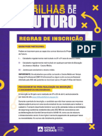 Regras de Inscrição - Trilhas de Futuro