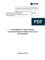 008 Procedimiento Colocación de Mangas Termocontractiles y Cinta Irradiada