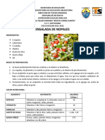 Ensalada de Nopales