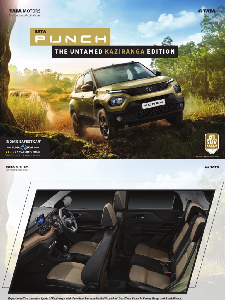 Punch Kaziranga Brochure PDF Trunk (Car) Wheeled Vehicles