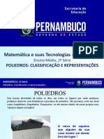 Poliedros Classificação e Representações