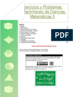 Ejercicios Matemáticas II