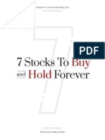 7 Stocks To Buy and Hold Forever