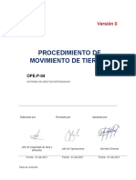 OPE-P-04 Procedimiento de Movimiento de Tierras V.00