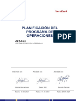 Ope-P-01 Planificacion Del Programa de Operaciones V.00