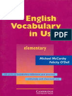 Vdoc - Pub English Vocabulary in Use Elementary With Answers