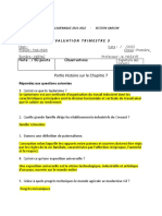 Evaluation HG Du Trimestre 3