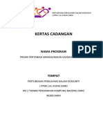 Cadangan Kertas Kerja Penanaman Hidroponik