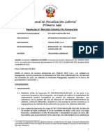 Resolucion 484 2022 Sunafil TFL Primera Sala H&SABOGADOS
