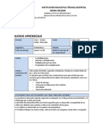 Guia de Aprendizaje de Matematicas Grados 3A B C y D .Agosto 1 Al 30 Del 2021