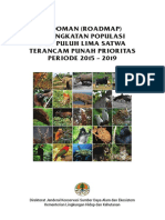 Pedoman (Roadmap) Peningkatan Populasi Dua Puluh Lima Satwa Terancam Punah Prioritas Periode 2015 - 2019
