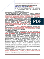Contrato de Prestamo Con Garantia de Documentos en Custodia Mod. 23-6-21