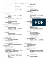 Business Finance - Reviewer Finance - Financial Management - Branches of Finance