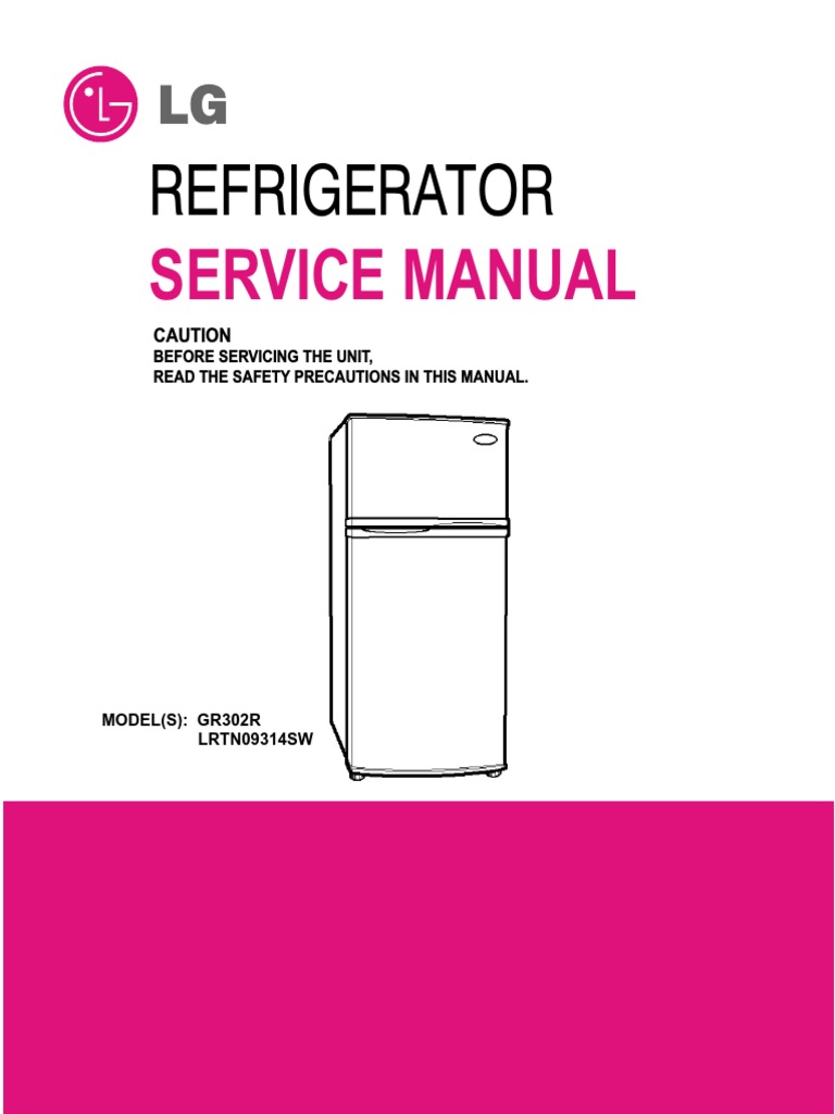 Refrigerator Service Manual PDF Refrigerator Mechanical Engineering