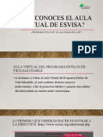 Ya Conoces El Aula Virtual de Esvisa