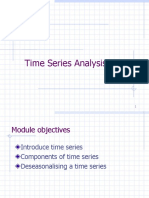 Time - Series & Seasonal Adjustment