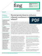 BR Fing: Social Protection To Enhance Climate Resilience: What Works Where?