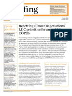 BR Fing: Resetting Climate Negotiations: LDC Priorities For An Ambitious COP26