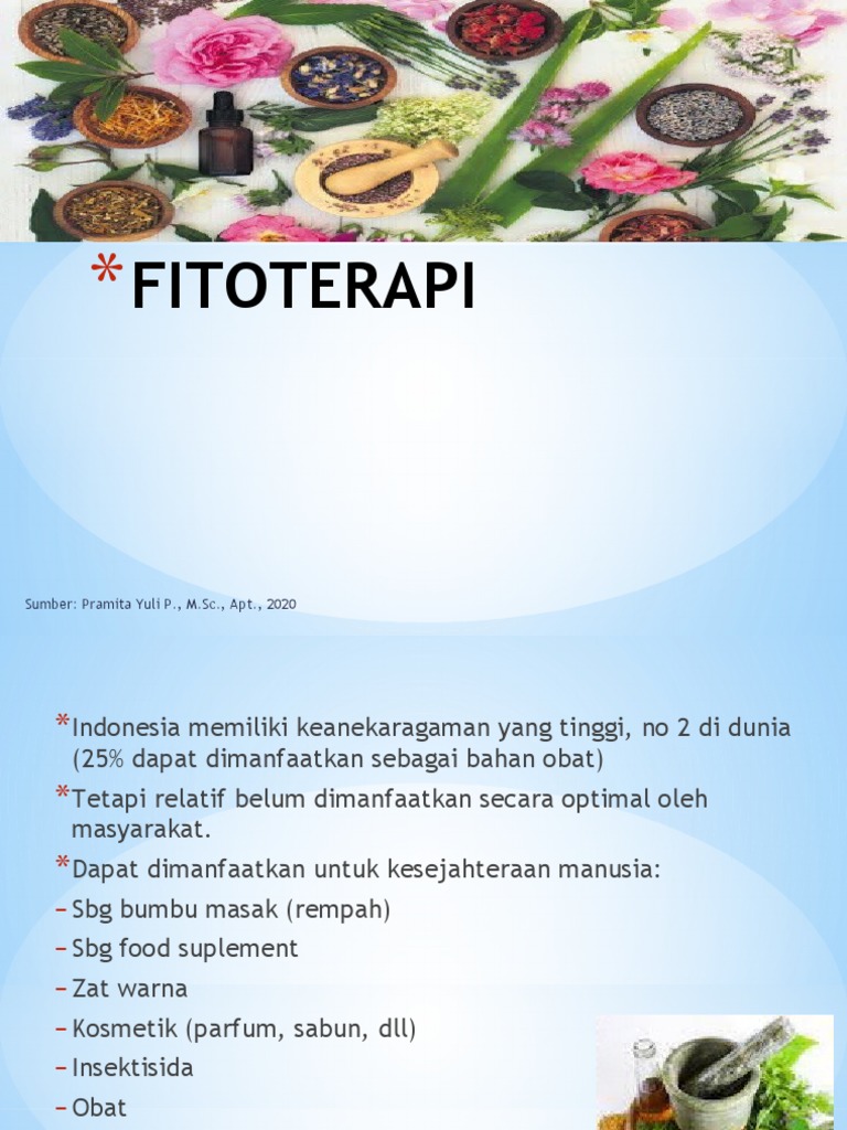 Fitoterapi dan Manfaatnya | PDF