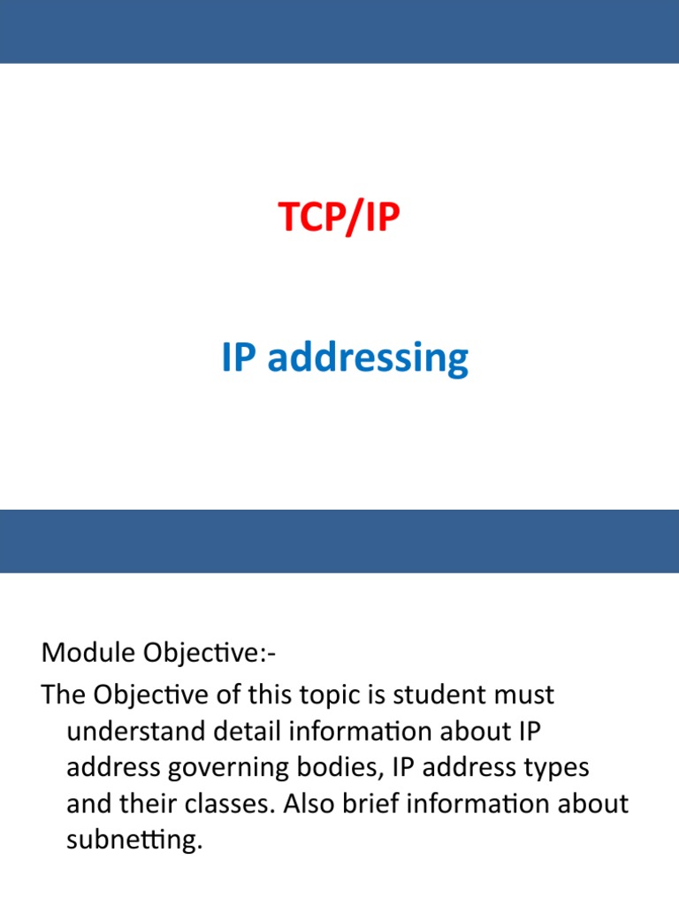 Ip Addressing Pdf _ IP Address Tutorial For Beginners [IPV4 & IPV6 ...