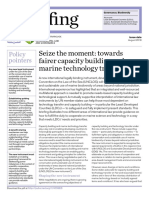 BR Fing: Seize The Moment: Towards Fairer Capacity Building and Marine Technology Transfer