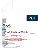 Cantata BWV 14 - Spanish Translation